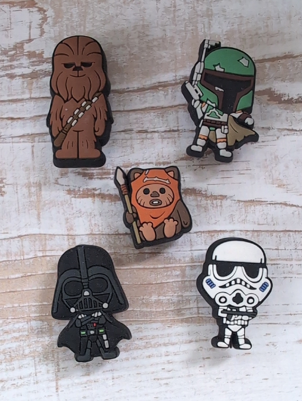 Star Wars Character Rubber Shoe Charms - Assorted Colors